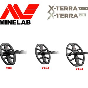 MINELAB X-TERRA PRATOS V8X, V10X e V12X